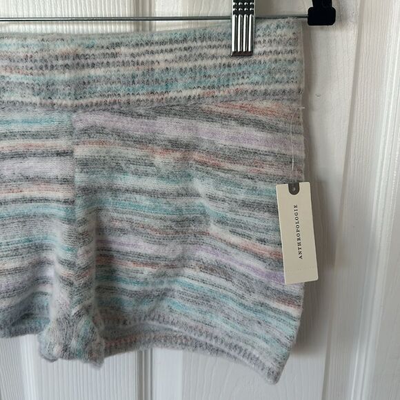 Anthropologie Daily Practice Pullon High Waist Fuzzy Cozy Shorts Multi Size XS - Picture 3 of 4